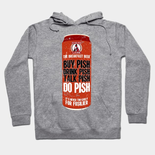 Fusilier Lager The Breakfast Beer Hoodie by Meta Cortex